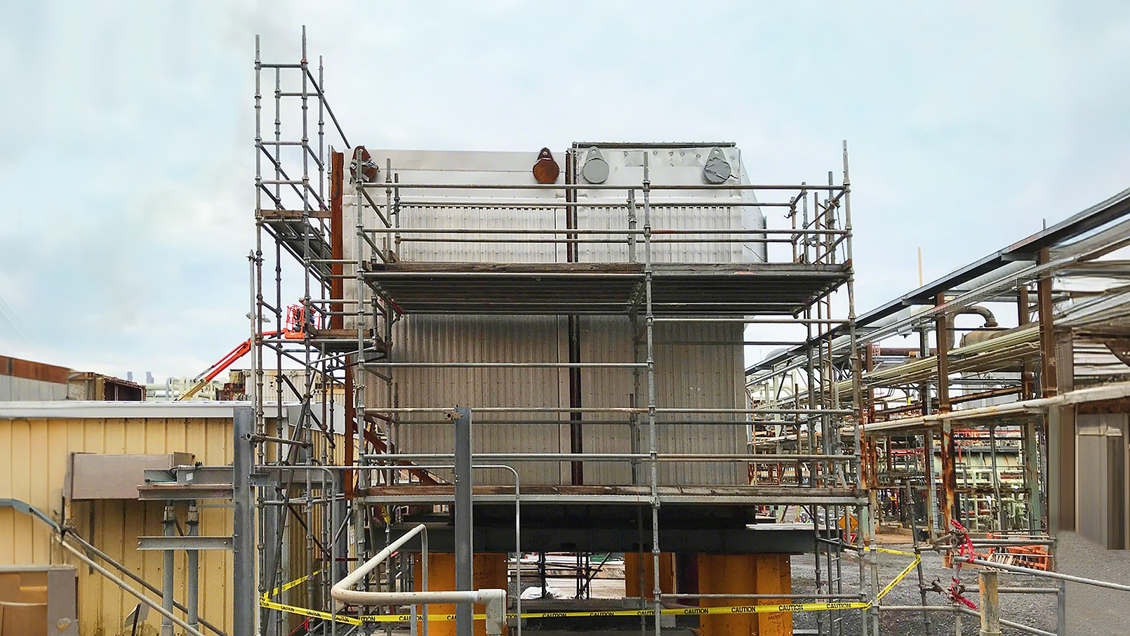 美國(guó)?？松?美孚公司巴吞魯日煉鋼油廠組合式空氣預(yù)熱器